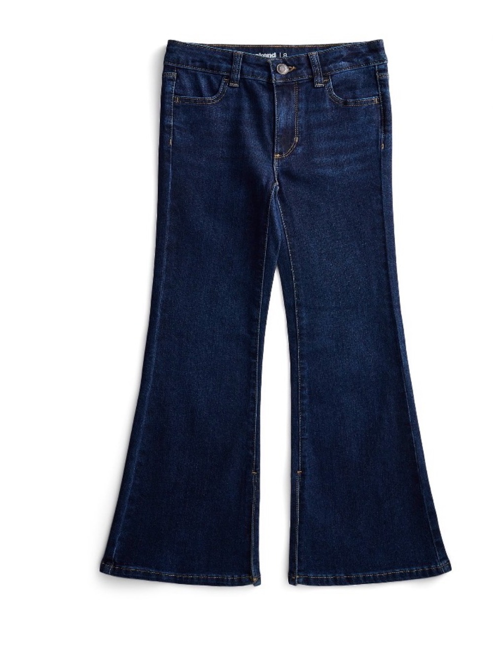 Girls size 10/12 Y Dark Blue Flared Jeans